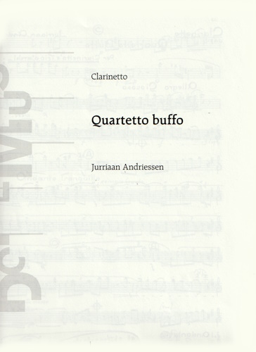 QUARTETTO BUFFO set of parts