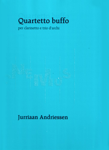 QUARTETTO BUFFO score