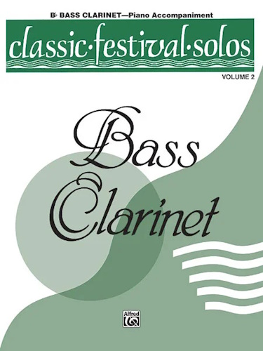 CLASSIC FESTIVAL SOLOS Volume 2 Bass Clarinet part