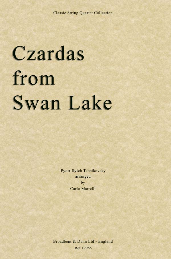 CZARDAS FROM SWAN LAKE (score & parts)