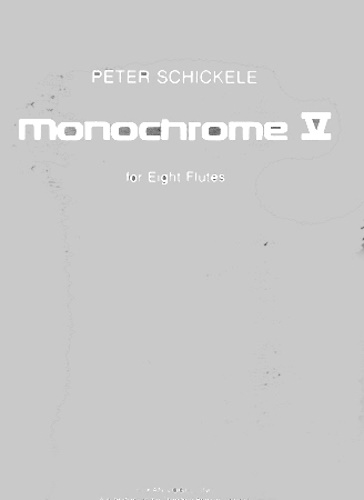 MONOCHROME V (score & parts)