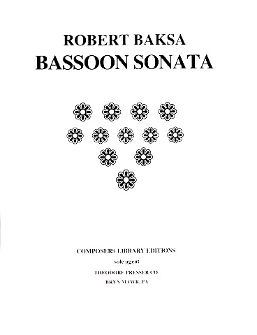 BASSOON SONATA