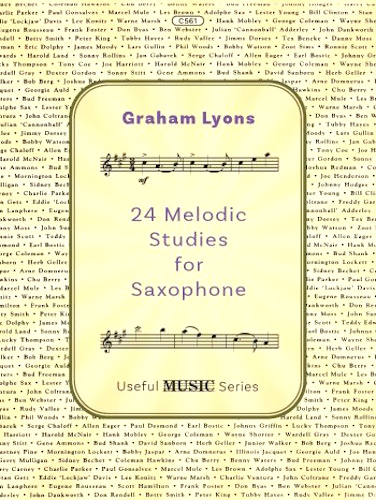 TWENTY FOUR MELODIC STUDIES for Saxophone