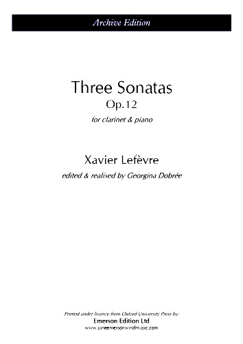 THREE SONATAS Op.12
