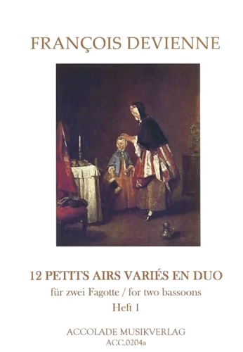 DOUZE PETITS AIRS VARIES EN DUO Book 1