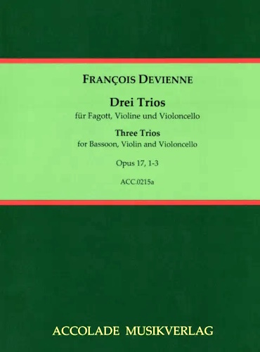 SIX TRIOS Op.17 Nos.1-3 score & parts