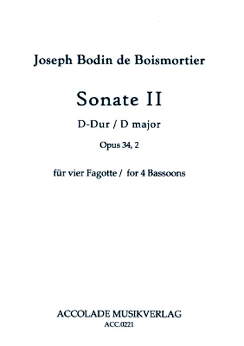 SONATA No.2 in D major Op.24 No.2 score & parts
