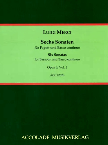 SIX SONATAS Op.3 Volume 2