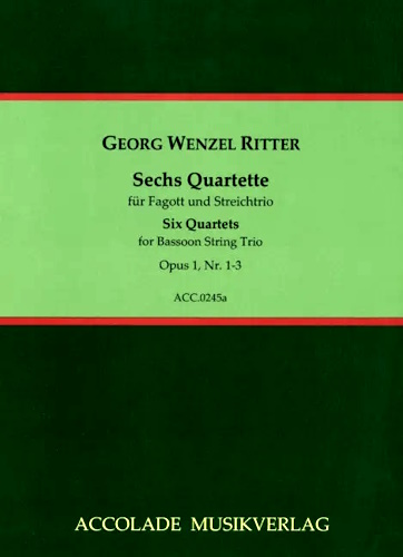 SIX QUARTETS Op.1, Nos.1-3 score & parts