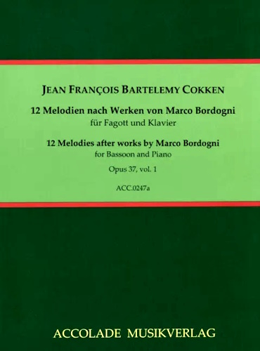 12 MELODIES ON BORDOGNI Volume 1