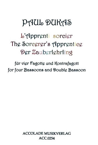 THE SORCEROR'S APPRENTICE score & parts