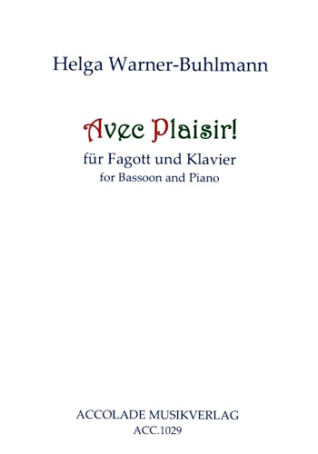 AVEC PLAISIR! 4 Sketches score & parts