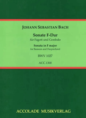 SONATA in F major BWV 1027