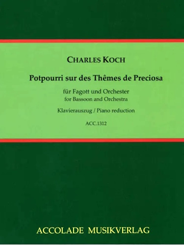 POTPOURRI Op.18 on themes from 'Preziosa' by Weber