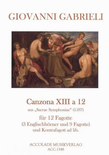 CANZONA XIII a 12 score & parts