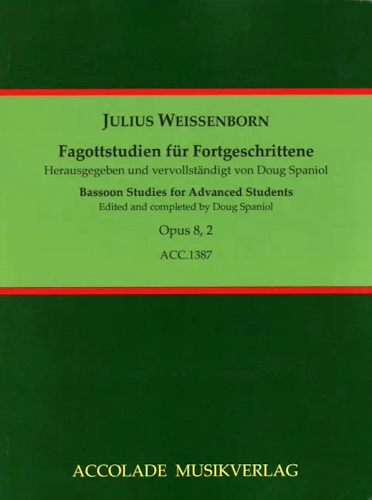 BASSOON STUDIES FOR ADVANCED STUDENTS Op.8/2