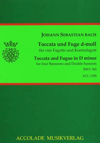 TOCCATA AND FUGUE in D minor BWV565 (score & parts)