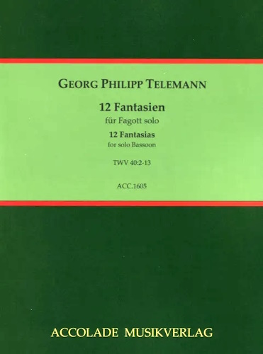 TWELVE FANTASIAS TWV 40:2-13