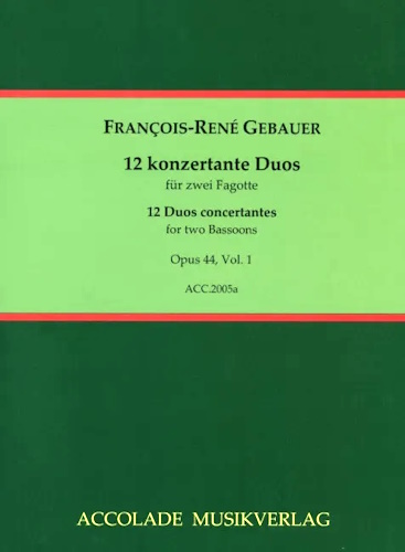 TWELVE CONCERTANTE DUOS Op.44 Volume 1 Nos.1-3