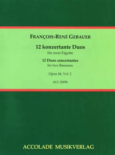 TWELVE CONCERTANTE DUOS Op.44 Volume 2 Nos.4-6