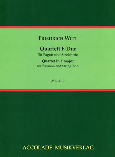 QUARTET in F major score & parts