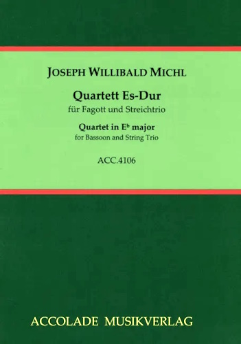 QUARTET in Eb major score & parts