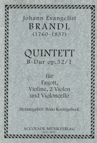 QUINTETT in Bb Op.52/1 (same as Op.56/1)