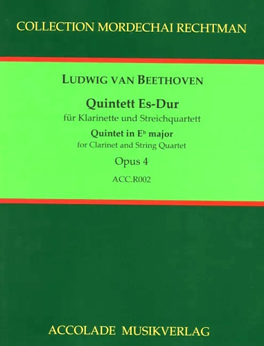 QUINTET Op.4 in Eb major (score & parts)