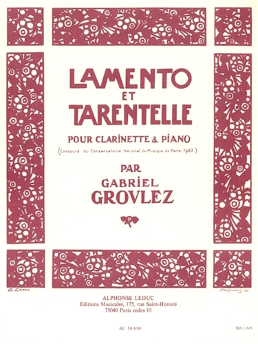 LAMENTO ET TARANTELLE