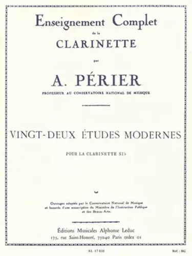 22 ETUDES MODERNES