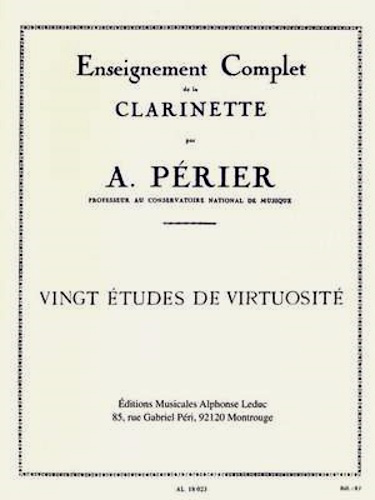 20 ETUDES DE VIRTUOSITE