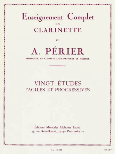 20 ETUDES FACILES ET PROGRESSIVES