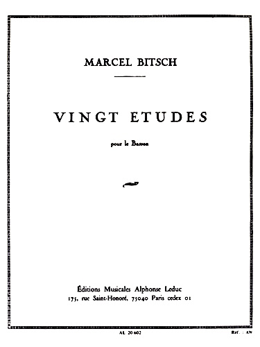 VINGT ETUDES
