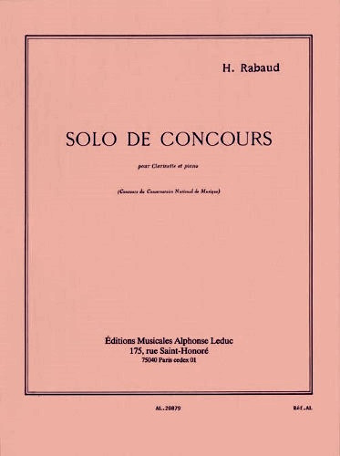 SOLO DE CONCOURS Op.10