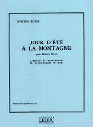 JOUR D'ETE A LA MONTAGNE (score & parts)