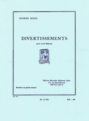 DIVERTISSEMENTS (score & parts)