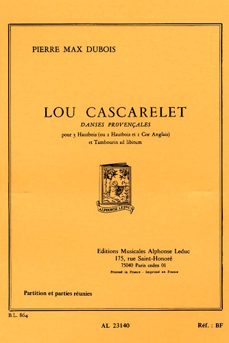 LOU CASCARELET Danses Provencales (score & parts)
