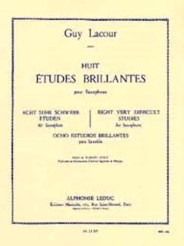 HUIT ETUDES BRILLIANTES