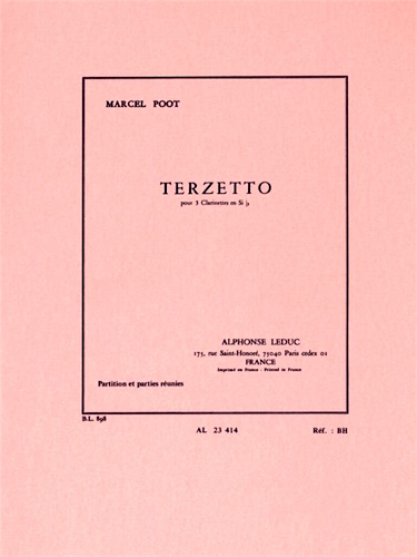 TERZETTO score & parts