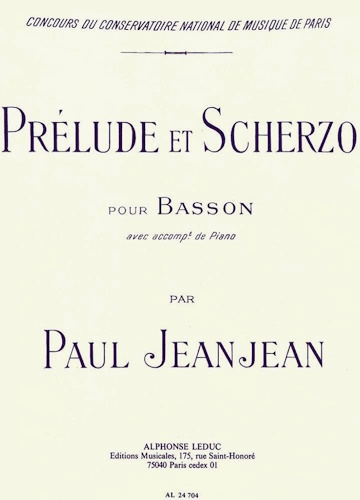 PRELUDE ET SCHERZO