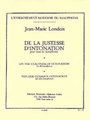 DE LA JUSTESSE D'INTONATION