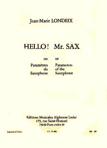 HELLO! MR SAX