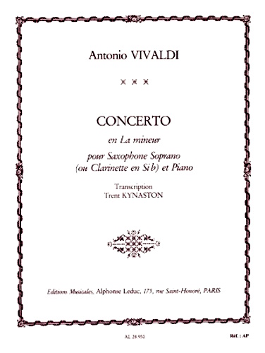 CONCERTO in A minor