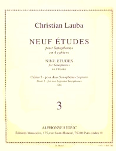 NEUF ETUDES 3