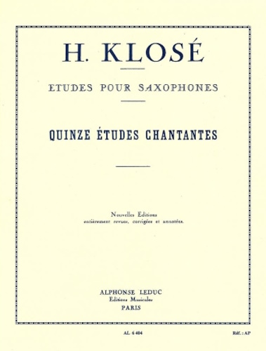 15 ETUDES CHANTANTES