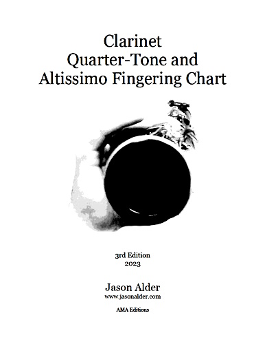 CLARINET Quarter-Tone and Altissimo Fingering Chart