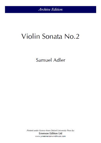 VIOLIN SONATA No.2