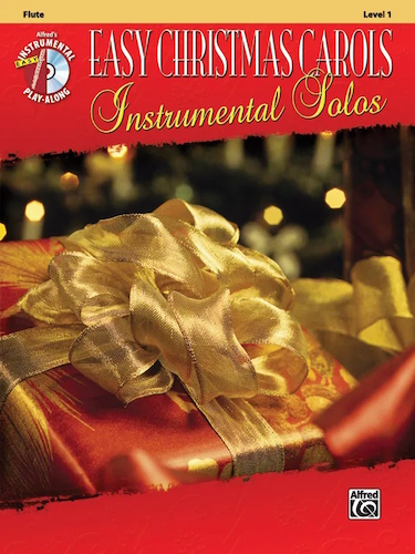 EASY CHRISTMAS CAROLS Instrumental Solos + CD Flute