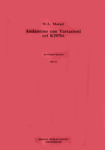 ANDANTINO CON VARIAZIONI (score & parts)
