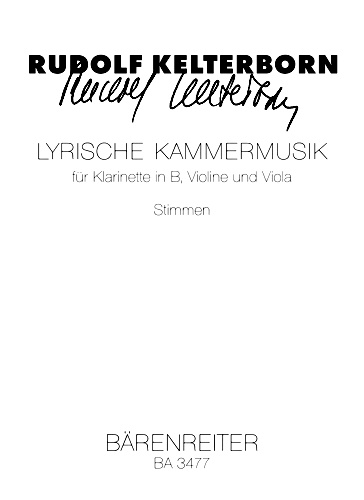 LYRISCHE KAMMERMUSIK (set of parts)